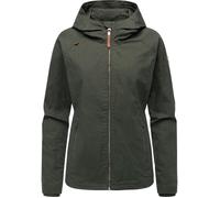 Outdoorjacke RAGWEAR "Dizzea Vintage YOUMODO", Damen, Gr. XL (42), grün (grüngelb), Obermaterial: 100% Baumwolle. Innenfutter: 100% Polyester, figurumspielend hüftbedeckend, hoch geschlossener Ausschn