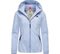 Outdoorjacke RAGWEAR "Dizzie", Damen, Gr. 4XL (48), blau (cloud), Außenmaterial: 100% Polyester. Innenfutter: 100% Polyester. Wattierung: 100% Polyester, gerade hüftbedeckend, Ärmel ohne Ärmelschlitz 