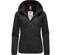 Outdoorjacke RAGWEAR "Dizzie", Damen, Gr. S (36), schwarz (nightshine), Außenmaterial: 100% Polyester. Innenfutter: 100% Polyester. Wattierung: 100% Polyester, gerade hüftbedeckend, Ärmel ohne Ärmelsc