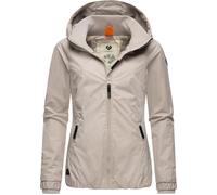 Outdoorjacke RAGWEAR "Dizzie", Damen, Gr. XL (42), weiß (bone), Außenmaterial: 100% Polyester; Innenfutter: 100% Polyester, regular fit hüftbedeckend, Ärmel ohne Ärmelschlitz Rippstrickbündchen, Jacke