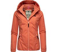 Ragwear Damen wasserdichte Übergangsjacke leichte Jacke kurz mit Kapuze Dizzie Intl Brick Red024 Gr. XS