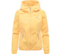 Outdoorjacke RAGWEAR "Dizzie Tech", Damen, Gr. M (38), gelb, Obermaterial: 100% Polyester; Innenfutter: 100% Polyester, gerade hüftbedeckend, hoch geschlossener Ausschnitt, Ärmel ohne Ärmelschlitz Rip