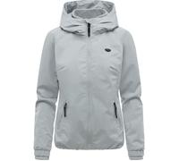 Outdoorjacke RAGWEAR "Dizzie Tech", Damen, Gr. XL (42), ash, Obermaterial: 100% Polyester; Innenfutter: 100% Polyester, gerade hüftbedeckend, hoch geschlossener Ausschnitt, Ärmel ohne Ärmelschlitz Rip