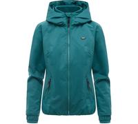 Outdoorjacke RAGWEAR "Dizzie Tech", Damen, Gr. XL (42), grün (rauchtürkis), Obermaterial: 100% Polyester. Innenfutter: 100% Polyester, gerade hüftbedeckend, hoch geschlossener Ausschnitt, Ärmel ohne Ä