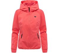 Outdoorjacke RAGWEAR "Dizzie Tech", Damen, Gr. XS (34), coral, Obermaterial: 100% Polyester; Innenfutter: 100% Polyester, gerade hüftbedeckend, hoch geschlossener Ausschnitt, Ärmel ohne Ärmelschlitz R