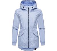 Outdoorjacke RAGWEAR "Dowey A", Damen, Gr. L (40), blau (hellblau), Außenmaterial: 100% Polyester; Innenfutter: 100% Polyester, tailliert hüftbedeckend, hoch geschlossener Ausschnitt, Ärmel ohne Ärmel