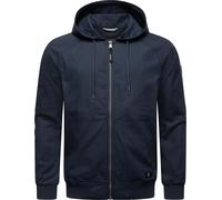 Ragwear Herren leichte Übergangsjacke kurz Outdoorjacke aus Ripstop-Material mit Kapuze Garoo YOUMODO Navy Gr. S