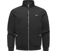 Outdoorjacke RAGWEAR "Izzyk YOUMODO", Herren, Gr. M (50), schwarz, Obermaterial: 65% Baumwolle, 35% Polyester; Innenfutter: 65% Polyester, 35% Baumwolle; Ärmelfutter: 100% Polyester, gerade hüftbedeck