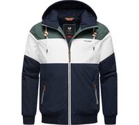 Outdoorjacke RAGWEAR "Jayce YOUMODO", Herren, Gr. L (52), grün (dunkelgrün), Obermaterial: 100% Polyester. Innenfutter: 100% Polyester. Wattierung: 100% Polyester, gerade hüftbedeckend, hoch geschloss