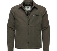 Outdoorjacke RAGWEAR "Karmel YOUMODO", Herren, Gr. L (52), olivgrün, Obermaterial: 100% Baumwolle. Innenfutter: 100% Polyester. Wattierung: 100% Polyester, gerade hüftbedeckend, Rundhals, Ärmel mit Är