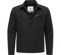 Outdoorjacke RAGWEAR "Karmel YOUMODO", Herren, Gr. M (50), schwarz, Obermaterial: 100% Baumwolle; Innenfutter: 100% Polyester; Wattierung: 100% Polyester, gerade hüftbedeckend, Rundhals, Ärmel mit Ärm