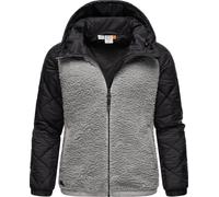 Materialmix-Jacke mit Kapuze "Leeloo" Bone Blocked XS