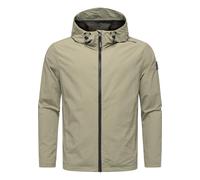 Outdoorjacke RAGWEAR "Lewie", Herren, Gr. S (48), grau (graugrün), Obermaterial: 100% Nylon; Innenfutter: 100% Polyester, Basic, gerade hüftbedeckend, hoch geschlossener Ausschnitt, weit elastischer B