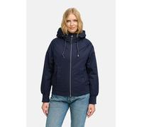 Outdoorjacke RAGWEAR "Lumie YOUMODO", Damen, Gr. XXL (44), blau (navy), Obermaterial: 65% Polyester, 35% Baumwolle. Innenfutter: 100% Polyester. Wattierung: 100% Polyester, lässig geschnitten hüftlang