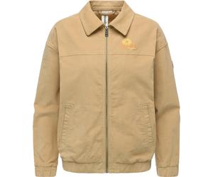 Outdoorjacke RAGWEAR "Melvene Cordy", Damen, Gr. L (40), beige (sand), Cord, Obermaterial: 98% Baumwolle, 2% Elasthan. Innenfutter: 65% Polyester, 35% Baumwolle, lässig geschnitten hüftlang, ohne Auss