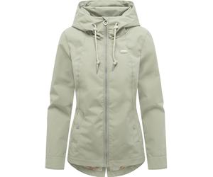 Outdoorjacke RAGWEAR "Monadde", Damen, Gr. S (36), beige (dusty olive), Obermaterial: 100% Polyester. Innenfutter 100% Polyester, figurumspielend hüftbedeckend, hoch geschlossener Ausschnitt, Ärmel mi