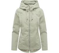 Outdoorjacke RAGWEAR "Monadde", Damen, Gr. S (36), dusty olive, Obermaterial: 100% Polyester. Innenfutter 100% Polyester, figurumspielend hüftbedeckend, hoch geschlossener Ausschnitt, Ärmel mit Ärmels