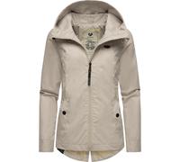 Outdoorjacke RAGWEAR "Monade Übergang", Damen, Gr. XL (42), weiß (bone), Obermaterial: 100% Polyester; Innenfutter: 100% Polyester, figurbetont Po-bedeckend, Ärmel ohne Ärmelschlitz normaler Saum mit 