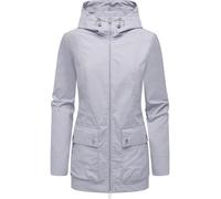 Outdoorjacke RAGWEAR "Monadetta A", Damen, Gr. XXXL (46), lila (lavender), Obermaterial: 65% Polyester, 35% Baumwolle, Innenfutter: 100% Polyester, casual, A-Linie Po-bedeckend, hoch geschlossener Aus