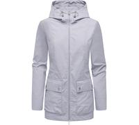 Outdoorjacke RAGWEAR "Monadetta A", Damen, Gr. XXL (44), lila (lavender), Obermaterial: 65% Polyester, 35% Baumwolle. Innenfutter: 100% Polyester, A-Linie Po-bedeckend, hoch geschlossener Ausschnitt, 