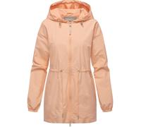 Outdoorjacke RAGWEAR "Monadissimo A YOUMODO", Damen, Gr. XS (34), orange (pfirsich), Obermaterial: 100% Polyester; Innenfutter: 100% Polyester, Basic, gerade Po-bedeckend, hoch geschlossener Ausschnit