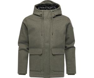 Outdoorjacke RAGWEAR "Mr Them Felt YOUMODO", Herren, Gr. XL (54), grün (olivgrün), Obermaterial: 100% Polyester. Innenfutter: 100% Polyester. Wattierung: 100% Polyester, gerade hüftbedeckend, hoch ges