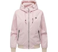 Outdoorjacke RAGWEAR "Nuggeta Summer YOUMODO", Damen, Gr. XL (42), rosa, Obermaterial: 100% Polyester; Innenfutter: 100% Polyester, lässig geschnitten hüftlang, hoch geschlossener Ausschnitt, Ärmel oh
