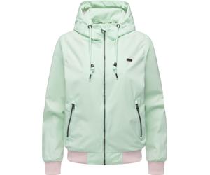Outdoorjacke RAGWEAR "Nuggeta Summer YOUMODO", Damen, Gr. XS (34), mint, Obermaterial: 100% Polyester. Innenfutter: 100% Polyester, lässig geschnitten hüftlang, hoch geschlossener Ausschnitt, Ärmel oh