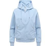 Outdoorjacke RAGWEAR "Oggie YOUMODO", Damen, Gr. L (40), arctic blau26, Obermaterial: 100% Polyester; Innenfutter: 100% Polyester, Basic, gerade hüftbedeckend, hoch geschlossener Ausschnitt, Ärmel ohn