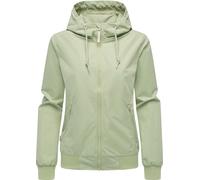 Outdoorjacke RAGWEAR "Oggie YOUMODO", Damen, Gr. XL (42), grau (graugrün), Obermaterial: 100% Polyester, Innenfutter: 100% Polyester, Basic, gerade hüftbedeckend, hoch geschlossener Ausschnitt, Langar