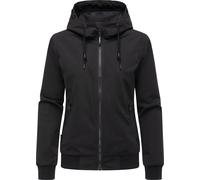 Outdoorjacke RAGWEAR "Oggie YOUMODO", Damen, Gr. XXL (44), schwarz, Obermaterial: 100% Polyester. Innenfutter: 100% Polyester, Basic, gerade hüftbedeckend, hoch geschlossener Ausschnitt, Ärmel ohne Är