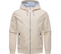 Ragwear leichte Herren Übergangsjacke kurze wasserdichte Funktionsjacke mit Kapuze Perci YOUMODO Beige Gr. XL