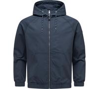 Outdoorjacke RAGWEAR "Roog YOUMODO", Herren, Gr. XXXL (58), navy, Obermaterial: 65% Baumwolle, 35% Polyester, Basic, gerade hüftbedeckend, hoch geschlossener Ausschnitt, elastischer Bund, Jacken Outdo