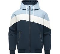 Outdoorjacke RAGWEAR "Stewie Block YOUMODO", Gr. S (48), dusty blau, Obermaterial: 100% Polyester; Futter: 100% Polyester, gerade hüftbedeckend, Ärmel ohne Ärmelschlitz Rippstrickbündchen, Jacken Outd