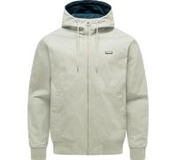 Outdoorjacke RAGWEAR "Stewie Vintage", Herren, Gr. 4XL (60), beige (helloliv), Obermaterial: 100% Baumwolle. Futter: 100% Polyester, gerade hüftbedeckend, hoch geschlossener Ausschnitt, Ärmel ohne Ärm