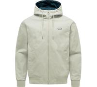 Outdoorjacke RAGWEAR "Stewie Vintage", Herren, Gr. XXXL (58), beige (helloliv), Obermaterial: 100% Baumwolle. Futter: 100% Polyester, gerade hüftbedeckend, hoch geschlossener Ausschnitt, Ärmel ohne Är