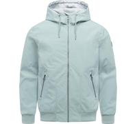 Outdoorjacke RAGWEAR "Stuartt Summer YOUMODO", Herren, Gr. M (50), hellblau, Obermaterial: 100% Polyester. Innenfutter: 100% Polyester, gerade hüftbedeckend, hoch geschlossener Ausschnitt, Ärmel ohne 