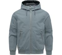 Outdoorjacke RAGWEAR "Stuartt Summer YOUMODO", Herren, Gr. L (52), grau, Obermaterial: 100% Polyester; Innenfutter: 100% Polyester, gerade hüftbedeckend, hoch geschlossener Ausschnitt, Ärmel ohne Ärme
