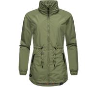 Outdoorjacke RAGWEAR "Tacy", Damen, Gr. L (40), grün (olivgrün), Obermaterial: 100% Polyester; Innenfutter: 100% Polyester, tailliert hüftbedeckend, hoch geschlossener Ausschnitt, Ärmel ohne Ärmelschl