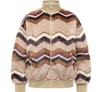 Outdoorjacke RAGWEAR "Tills Print Y", Damen, Gr. XL (42), beige (sand), Obermaterial: 100% Polyester. Innenfutter: 100% Polyester. Wattierung: 100% Polyester, weit hüftlang, Ärmel ohne Ärmelschlitz Ri