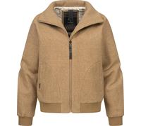 Outdoorjacke RAGWEAR "Toscia", Damen, Gr. XXL (44), braun, Obermaterial: 100% Polyester; Innenfutter: 100% Polyester; Wattierung: 100% Polyester, oversize hüftbedeckend, hoch geschlossener Ausschnitt,