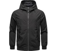 Outdoorjacke RAGWEAR "Tyller Bonded", Herren, Gr. L (52), schwarz, Obermaterial: 100% Polyester; Innenfutter: 100% Polyester, Basic, gerade hüftbedeckend, hoch geschlossener Ausschnitt, Ärmel ohne Ärm