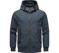 Outdoorjacke RAGWEAR "Tyller Bonded", Herren, Gr. M (50), blau (navy), Obermaterial: 100% Polyester; Innenfutter: 100% Polyester, Basic, gerade hüftbedeckend, hoch geschlossener Ausschnitt, Ärmel ohne