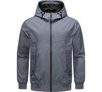 Outdoorjacke RAGWEAR "Tyller", Herren, Gr. M (50), blau (navy), Material: 74% Baumwolle, 26% Nylon; Innenfutter: 100% Polyester, lässig geschnitten hüftlang, hoch geschlossener Ausschnitt, Ärmel ohne