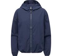 Outdoorjacke RAGWEAR "Vinzie B", Damen, Gr. S (36), blau (navy), 100% Nylon, lässig geschnitten hüftlang, Ärmel ohne Ärmelschlitz elastischer Bund mit Gummizug, Jacken Outdoorjacke, Leichte Übergangsj
