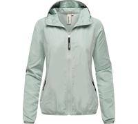 Outdoorjacke RAGWEAR "Vinzie C", Damen, Gr. XXL (44), grau, 100% Polyester, lässig geschnitten hüftlang, hoch geschlossener Ausschnitt, Ärmel ohne Ärmelschlitz elastischer Bund mit Gummizug, Jacken Ou