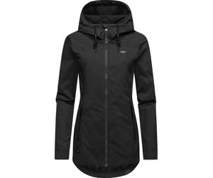 Outdoorjacke RAGWEAR "Zuzka", Damen, Gr. 5XL (50), grau (dunkeltitanfarben), Außenmaterial: 100% Polyester. Innenfutter: 100% Polyester, tailliert Po-bedeckend, hoch geschlossener Ausschnitt, mit Knöp