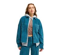 Outdoorjacke ROXY "Chilled Out Washed", Damen, Gr. XS, blau (corsair), Obermaterial: 100% Baumwolle., Jacken Outdoorjacke (58284022-XS) corsair