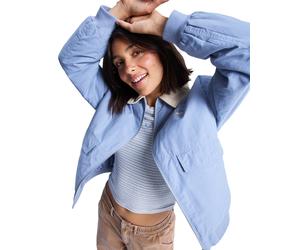 Outdoorjacke ROXY "Sweet Talk", Damen, Gr. S, blau (blau blizzard), Obermaterial: 70% Baumwolle, 30% Nylon., Jacken Outdoorjacke (84787835-S) blau blizzard