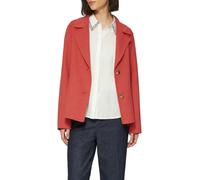 Outdoorjacke S.OLIVER BLACK LABEL, Damen, Gr. 40, rot, Obermaterial: 80% Polyester, 20% Wolle. Futter: 51% Viskose, 49% Polyester, unifarben, regular fit taillenbedeckt, gerader Abschluss, Jacken Outd